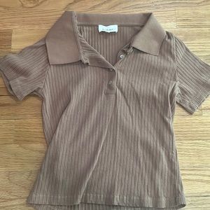 Boutique collard shirt